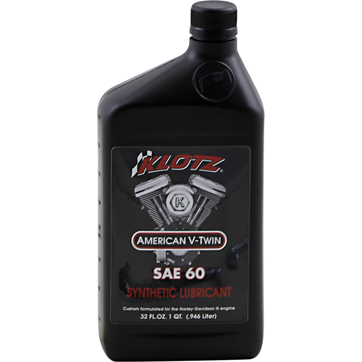 KLOTZ OIL KH-60 KH-60 V-Twin Synthetic Straight Weight Motor Oil V Twin Synthetic Oil - 60W - 1 U.S. quart