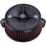 S&S Cycle Super Stock™ Stealth Air Cleaner Kit Black - 170-0354C For Harley Motorcycles 2017-2025