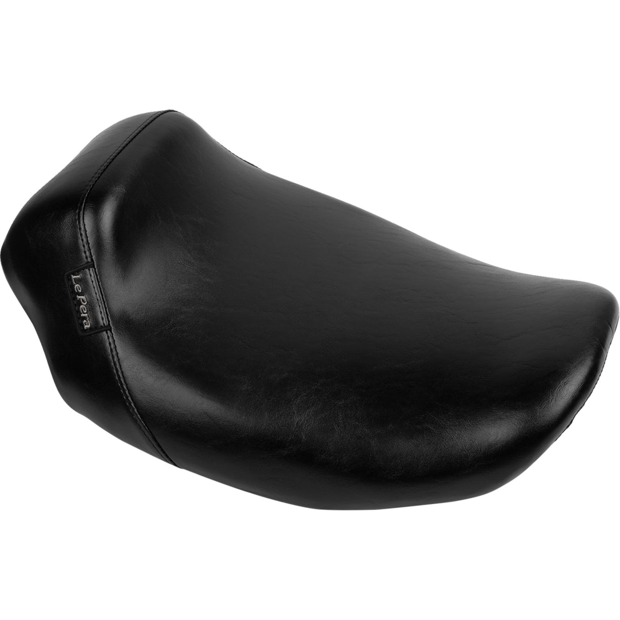 LePera Bare Bones Solo Seat Smooth Black - LV-005 For Harley Touring 2023-2026