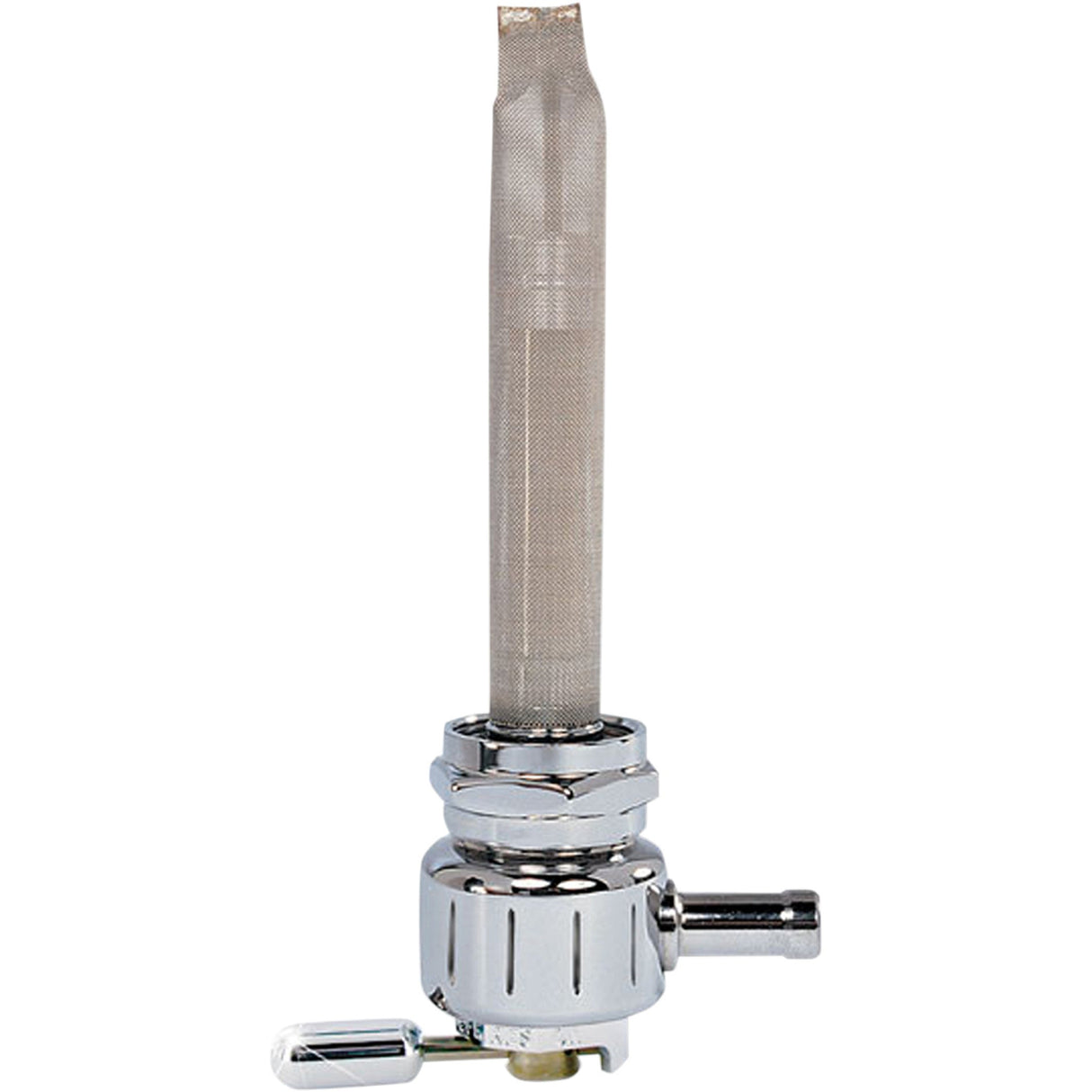 PINGEL DS-390251 4311-CG Power-Flo Fuel Valve - Round Fuel Valve - Grooved Chrome - 22 mm