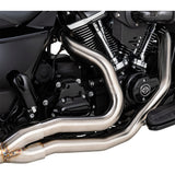 VANCE & HINES 1810-3310 27346 2-into-1 Gaslighter Exhaust System with heat shields - m8 touring - brushed