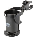RAM MOUNTS 0636-0127 RAP-B-417-400U RAM® Level Cup™ XL with Small Tough-Claw™ Drink Holder - Level Cup™ - XL - Tough-Claw™ - Small