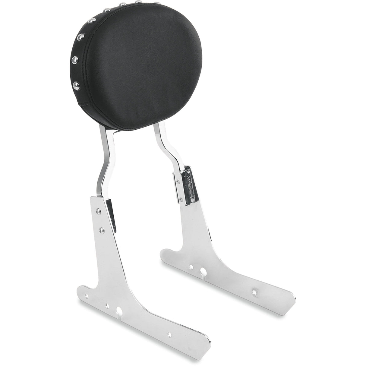 DRAG SPECIALTIES 0822-0342 Oval Backrest Pad — Studs Studded Oval Sissy Bar Pad - Black