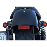 JOKER MACHINE 2020-1313 05-250-RB Omega LED Turn Signals - Black with Red LEDs