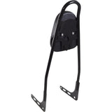 MOTHERWELL 1501-0682 156T18-GB-SK-WP One-Piece Sissy Bar gloss black - skull - with pad