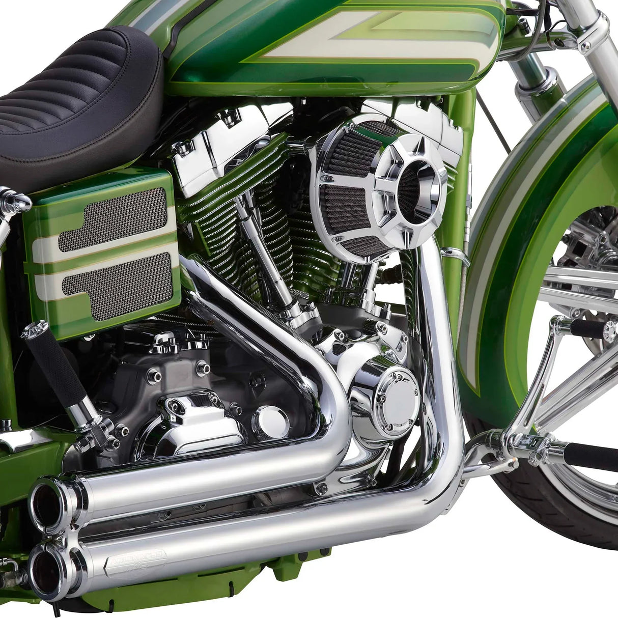 Arlen Ness Inverted Series Air Cleaner Kit — Beveled Chrome - 18-918 For Harley Motorcycles 2017-2025