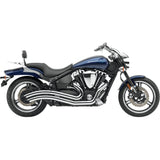 Cobra Speedster Swept 2-Into-2 Exhaust System - 2222 Yamaha XV1700PC Road Star Warrior / 1700 Road Star Warrior 2002-2010