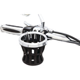 CIRO 0636-0584 55412 Gen 2 Drink Holder - Chrome - Chrome 7/8"/1" Handlebar Mount