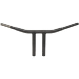 DRAG SPECIALTIES 0601-4276 1-1/4" Buffalo T-Bar 8" - tbw - flat black