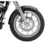 KLOCK WERKS 1401-0212 KWF-01-0110 Tire Hugger Front Fender for Dresser - Thickster Fender Kit - Steel - Black - 16"-19"
