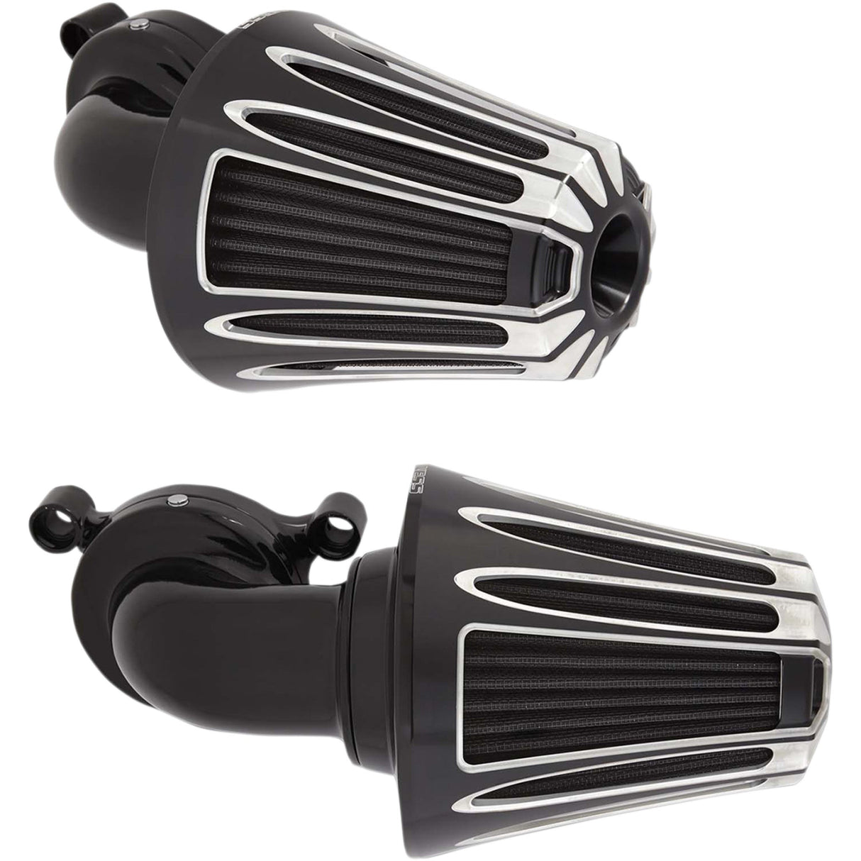 Arlen Ness Monster Sucker® Air Cleaner Kit — Deep Cut Black - 81-037 For Harley Motorcycles 2017-2025