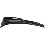 SADDLEMEN 2201-0303 CF-822-29-001M Carbon Fiber Dash Panel For Touring Models Dash Panel - Center Fill - Carbon Fiber/Matte