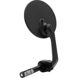 Gilles Tooling Moon Handlebar End Mirror Moon Side View Round Black Right Left Each - M04-01-BD Ducati Motorcycles 1994-2025