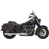 Bassani Xhaust 2-Into-1 Road Rage Exhaust System Chrome - 1S91R For Harley Softail 2018-2024