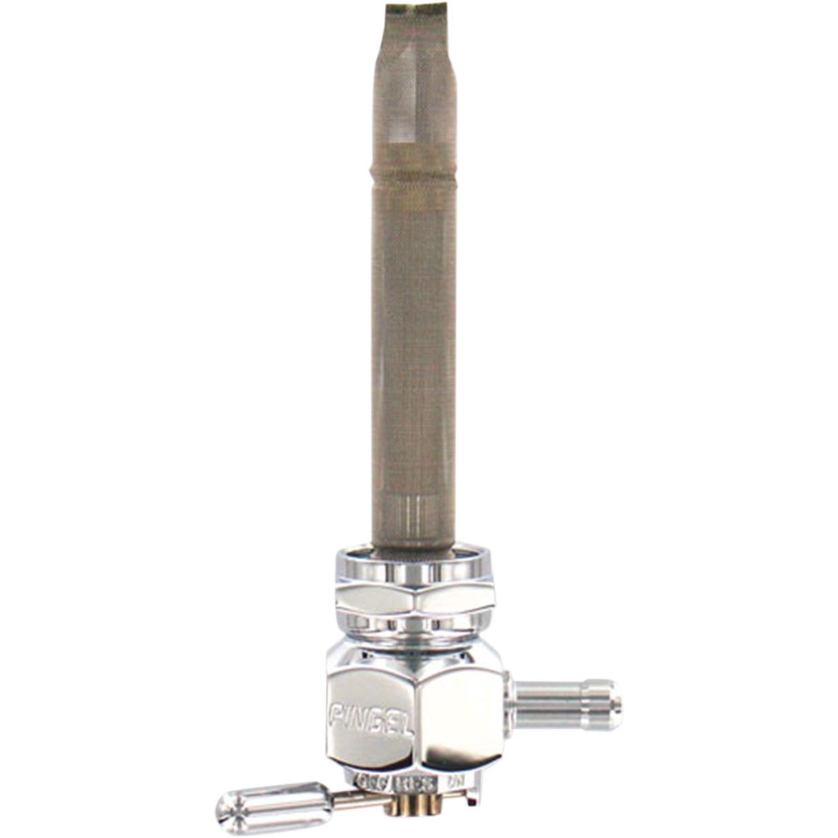PINGEL DS-390233 4311-CH Power-Flo Fuel Valve - Hex Fuel Valve - Chrome - 22 mm