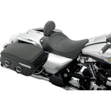 Drag Specialties Backrest Compatible Solo Seat — Mild Stitched Solo Seat Mild Stitched Driver Backrest FLH - 0801-0493 For Harley Touring 1997-2007
