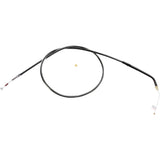 Magnum Shielding Black Pearl™ Braided Throttle Idle Cable — Idle 36" - 44366 For Harley Sportster 2007-2021