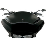 Klock Werks Sport Flare® Windshield 8" Black - KWW-01-0190 For Harley Road Glide 1998-2013