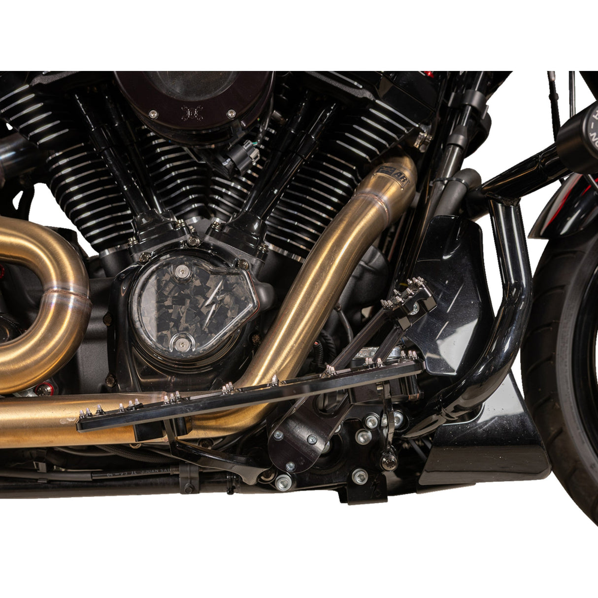 Thrashin Supply CO. Aggressor Floorboards Black - TSC-2219-1 For Harley Touring 1984-2026