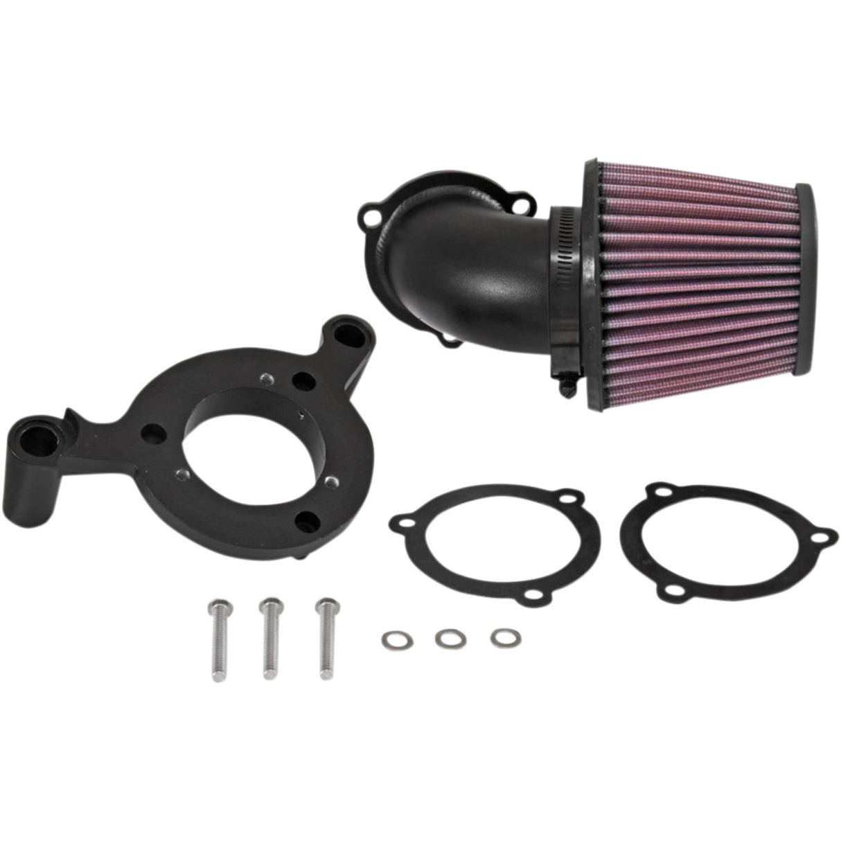 K & N 1010-1980 63-1131 Aircharger® Performance Intake System Kit black