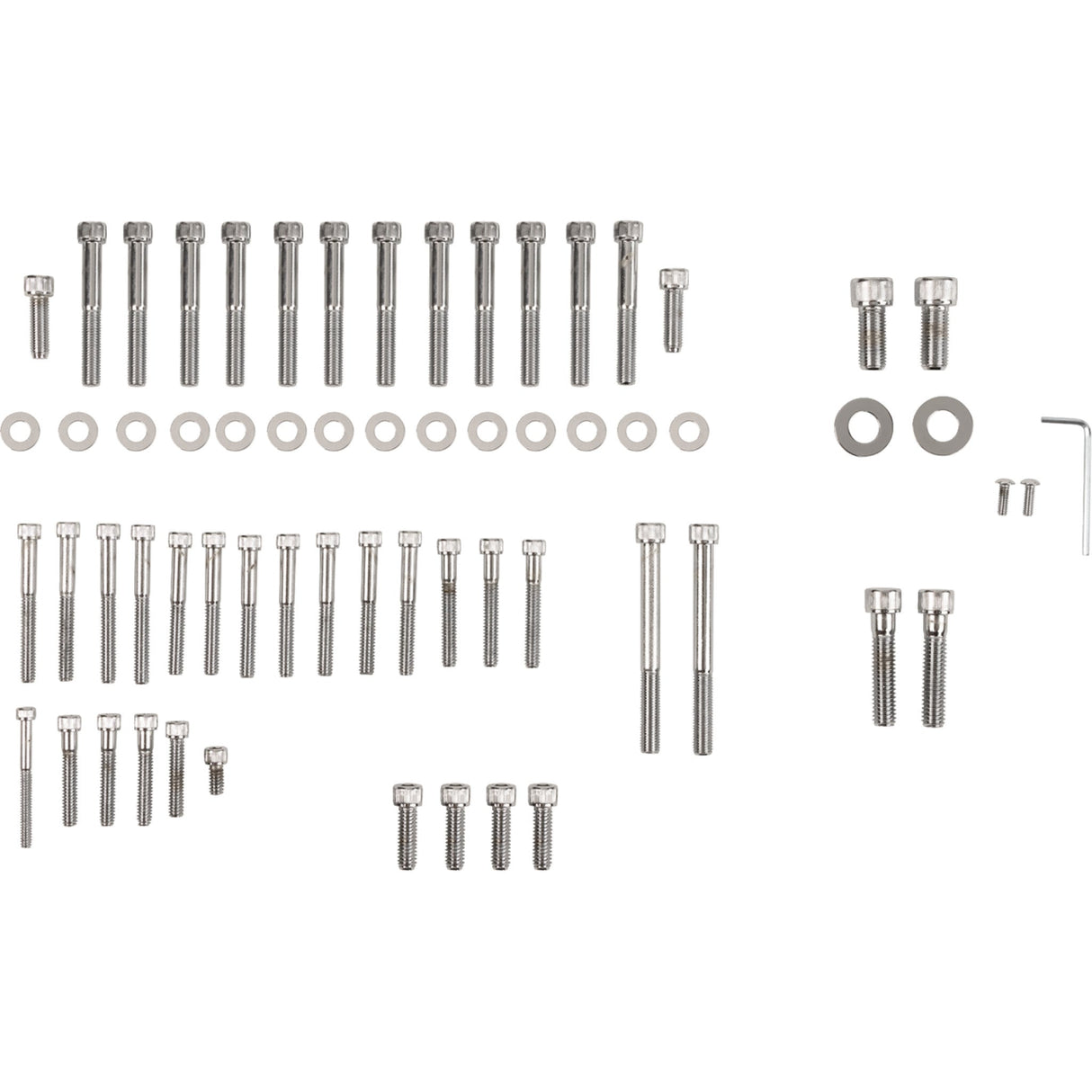 Drag Specialties Motor Bolt Set Knurled Socket-Head For Harley Sportster 1971-1976