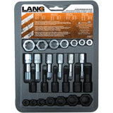 LANG TOOLS 3801-0245 2581 Thread Restorer Tap and Die Set Thread Restorer - Tap/Die - Fine/Coarse Thread - SAE - Kit