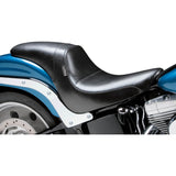 LePera Daytona Sport Seat Smooth Black FL FX - LK-540S For Harley Softail 2006-2017