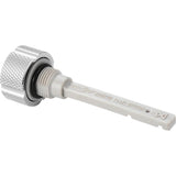 Figurati Designs Magnetic Dipstick Magnetic Knurled Silver M8 - FD01-MAGTD-KN-SS For Harley Motorcycles 2017-2026