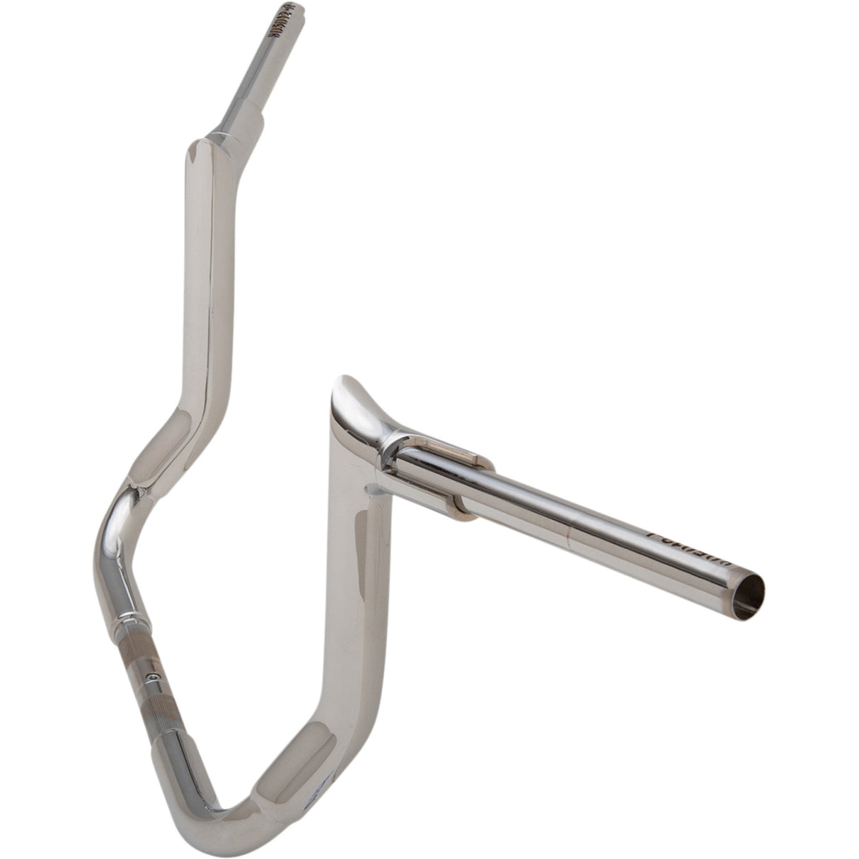 FAT Baggers INC. 1-1/2" EZ Install Pointed Top Handlebar 12" Chrome - 805012 For Harley Touring 2006-2020