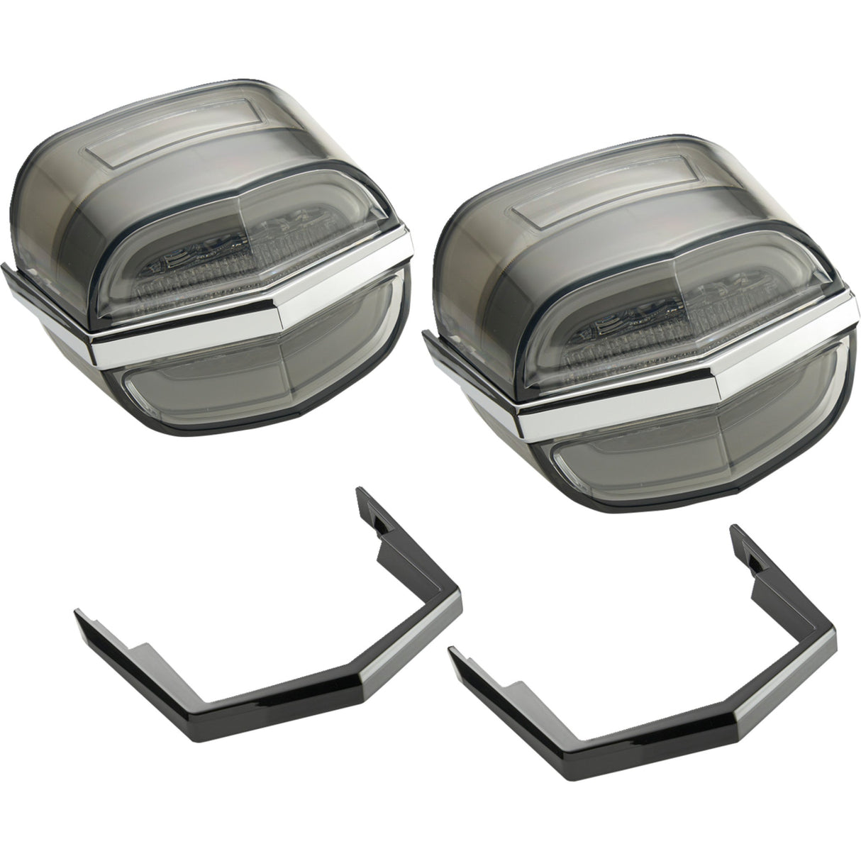 CIRO 2010-1525 40933 Taillights - Light Smoke Lens - Tri Glide