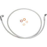 Magnum Shielding E-Z Align Series Brake Line - 36144SW For Harley Softail 2000-2014