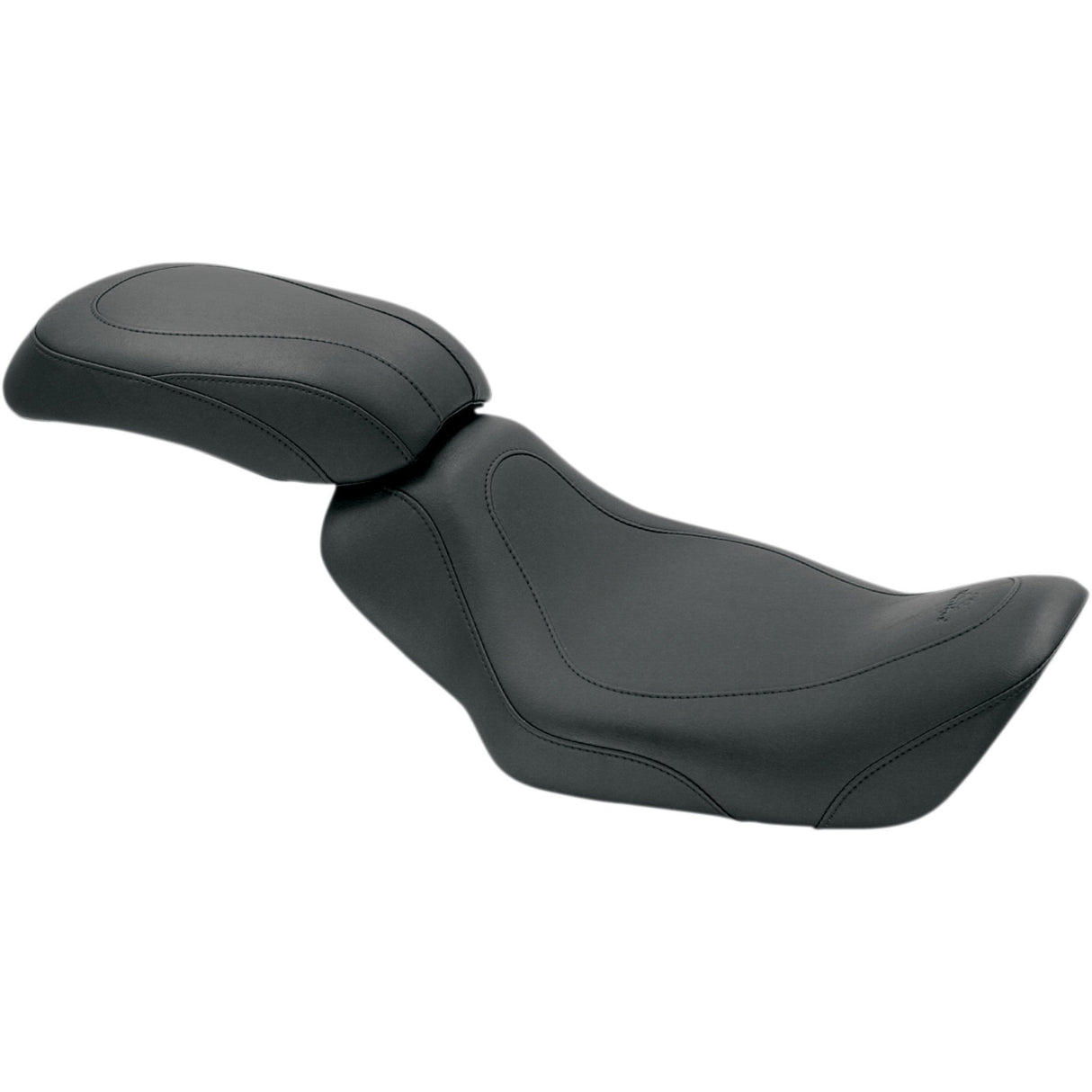 Mustang Tripper™ Synthetic Leather Solo Seat Tuck And Roll Dyna - 76580 For Harley Motorcycles 2006-2017