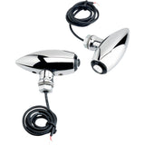 JOKER MACHINE 2020-0442 05-52AC Center Mount Astro LED Turn Signal/Marker Lights - Center-Mount Astro LED Lights - Chrome/Amber