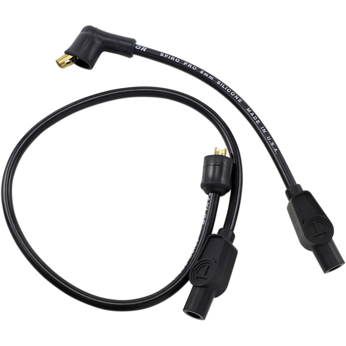 Sumax Custom-Fit Spark Plug Wire Kit 8 Mm Black - 77033 For Harley Tour / Electra Glide / Sportster / Touring 1980-2003