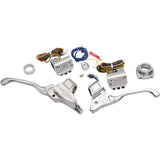 PERFORMANCE MACHINE (PM) 0610-1672 0062-4019-CH Handlebar Control Kit - Handlebar Control Set - Cable - 9/16" Master Cylinder - Chrome