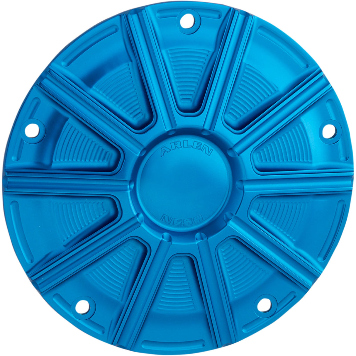 Arlen Ness 10-Gauge Derby Cover Blue Big Twin - 700-019 For Harley Motorcycles 1999-2018