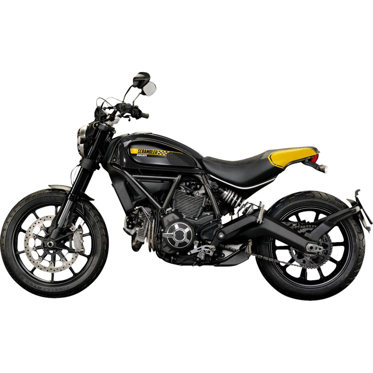 STOMPGRIP 4320-2700 50-10-0007B Volcano Profile Traction Pad Tank Grips Traction Pad Tank Grips - Volcano - Black - Scrambler
