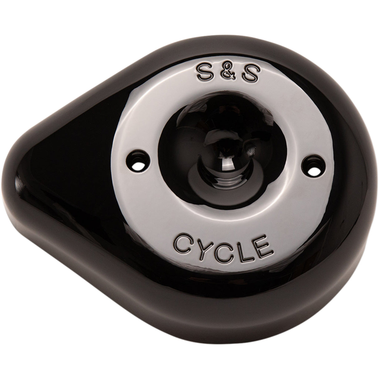 S&S Cycle Stealth Air Cleaner Cover Teardrop Black - 170-0531