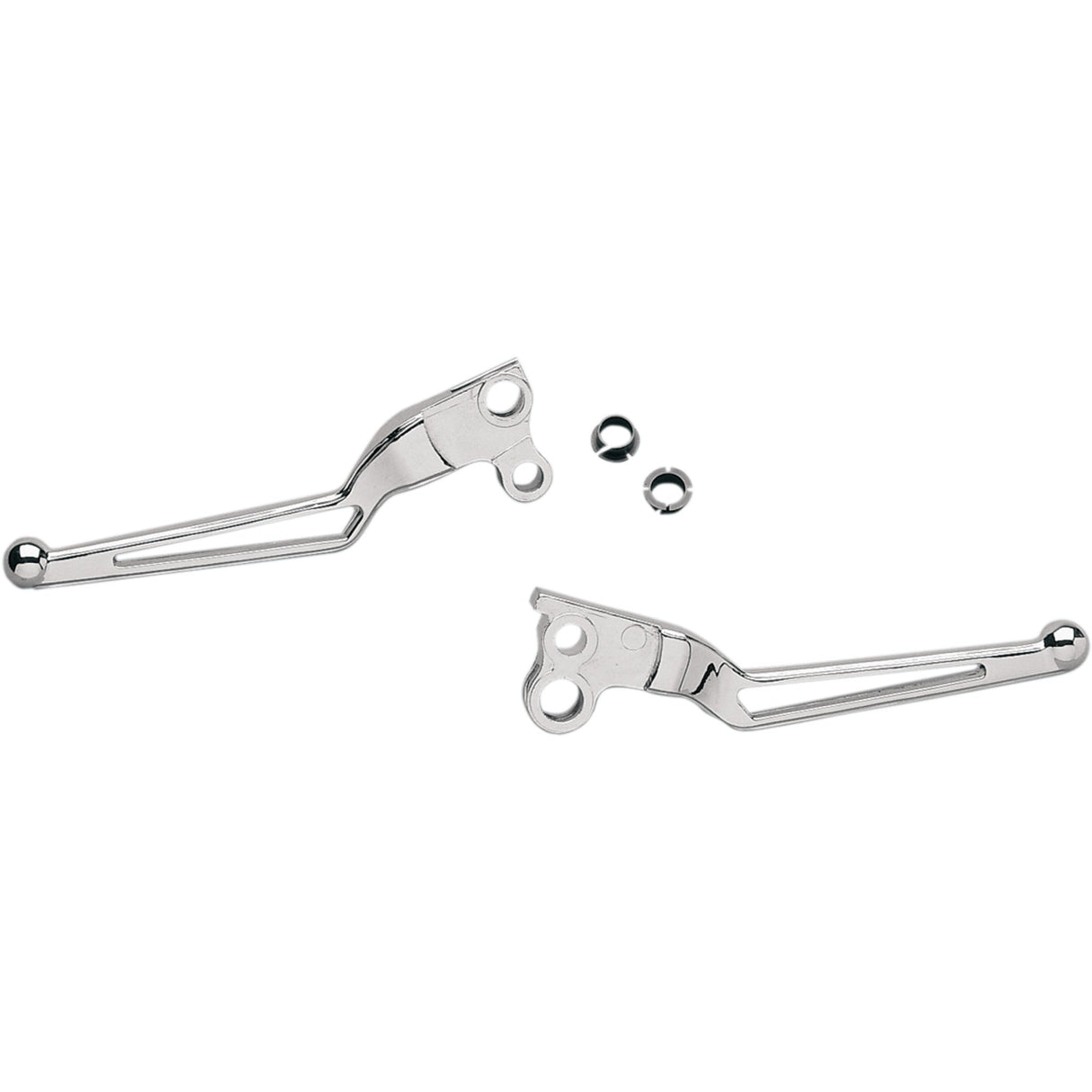 Drag Specialties Stealth Series Clutch And Brake Lever Set For Harley Motorcycles 1982-1995