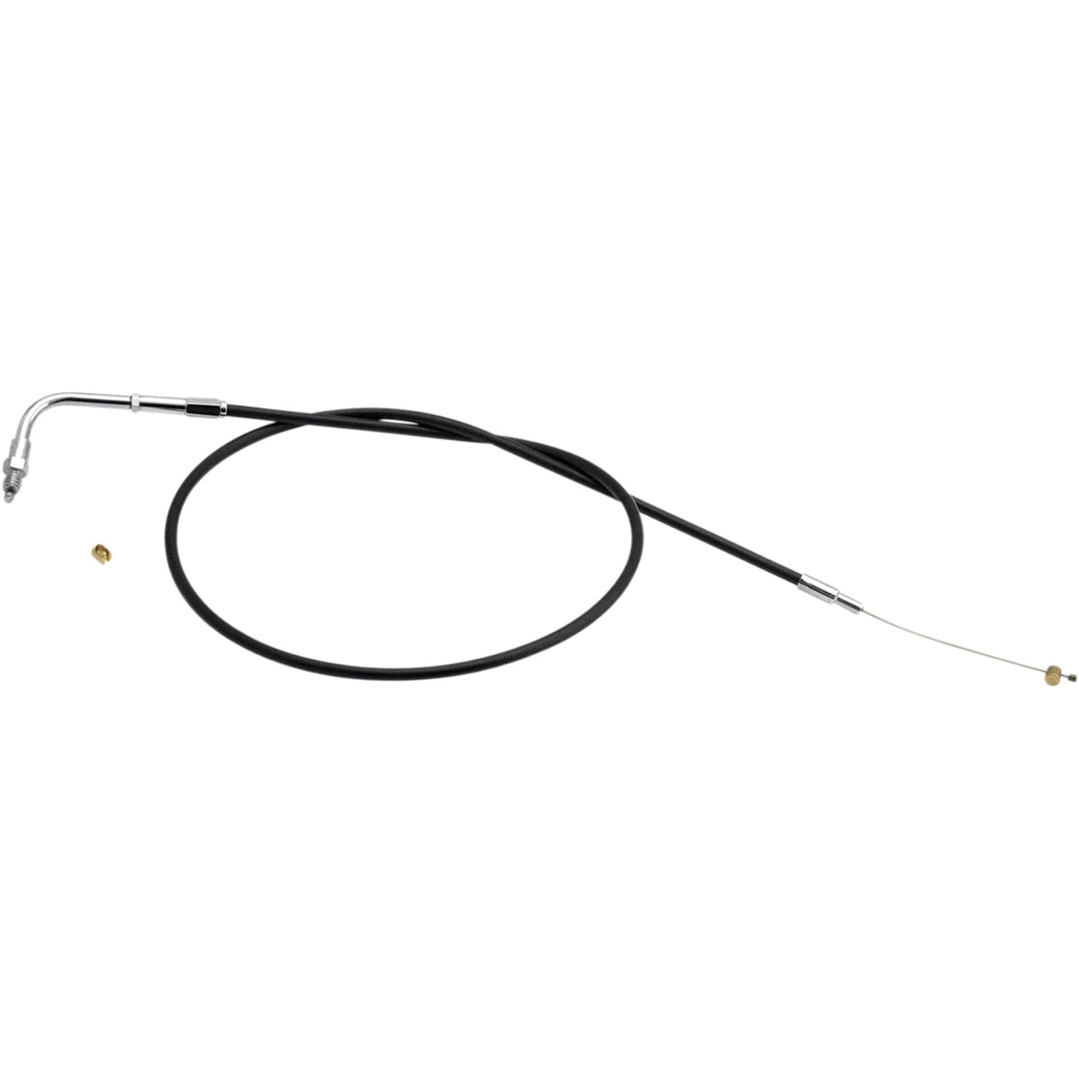 S&S Cycle Black Vinyl Throttle Idle Cable 42" Black - 19-0441 For Harley Motorcycles 1996-2006