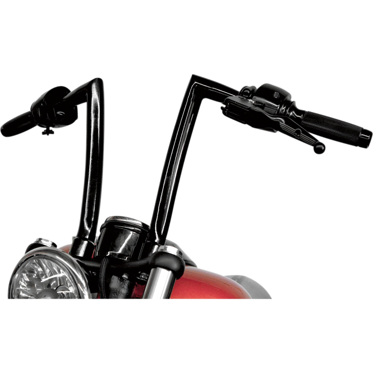 Todd's Cycle 1-1/4" Strip Handlebar FXS 12" Rise OEM Top Tree Black For Harley Blackline 2011-2013