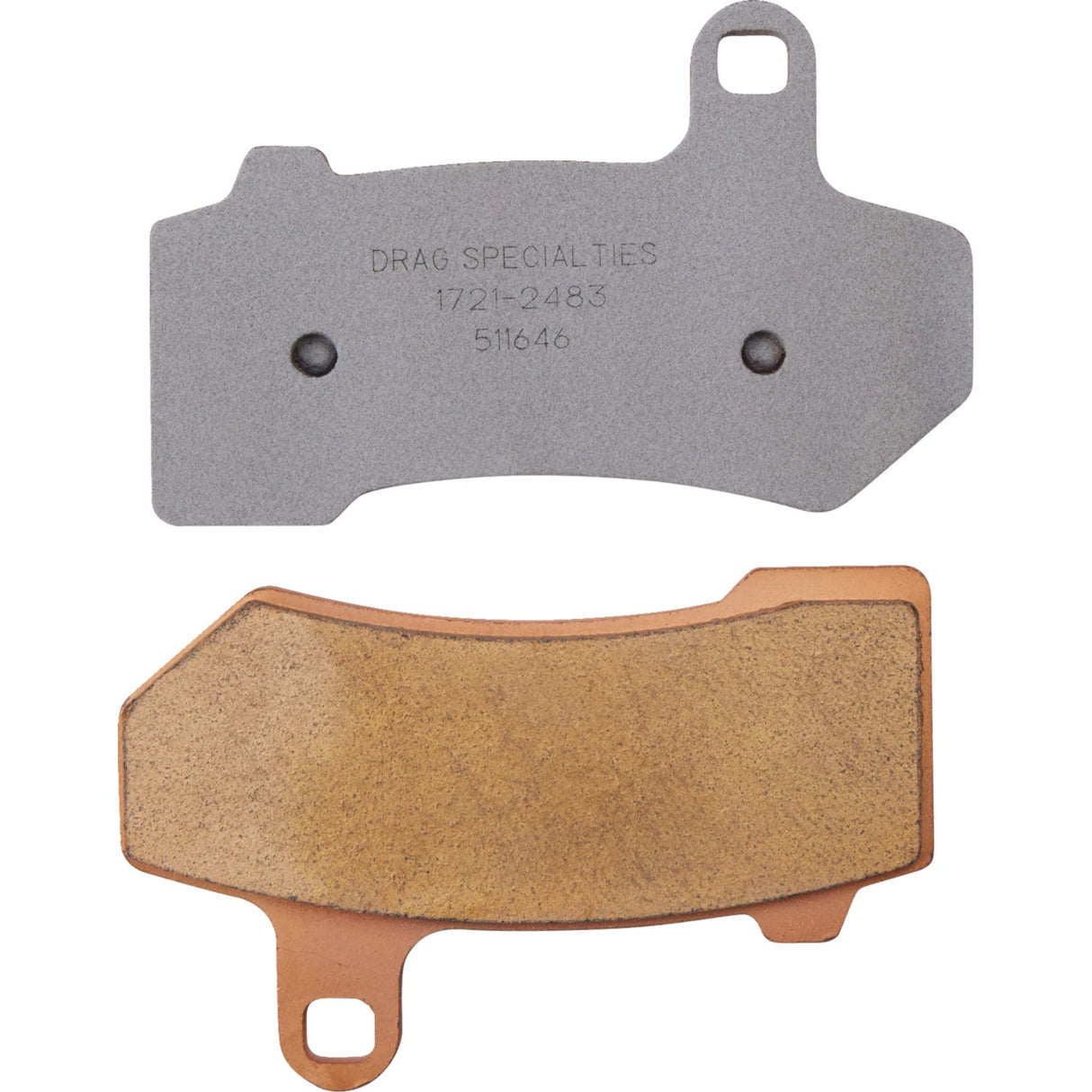 Drag Specialties Premium Sintered Metal Harley Buell Brake Pads For Harley Motorcycles 2006-2021