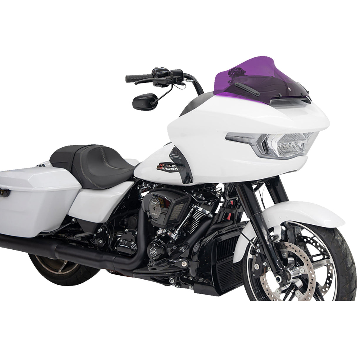 Klock Werks Kolor Flare® Windshield 10" Purple - KWW-01-0720 For Harley Road Glide 2023-2026