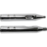 S&S Cycle 4-1/2" MK45 Performance Mufflers — Thruster Chrome Thruster - 550-0665 For Harley Touring 2017-2026