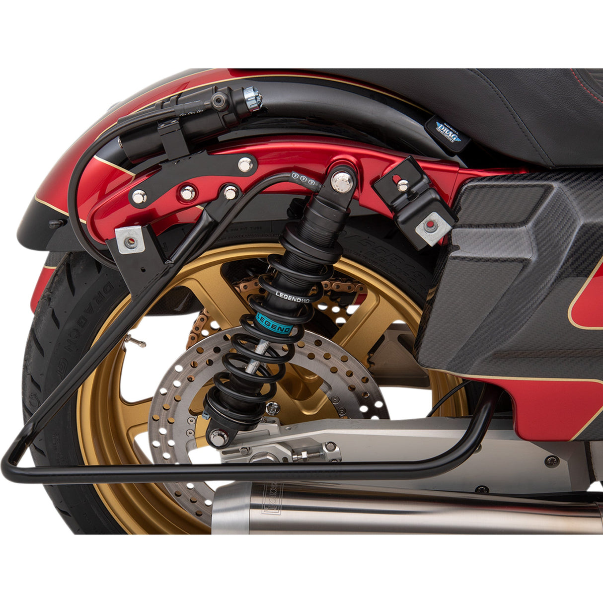 LEGEND SUSPENSION 1310-1886 REVO ARC Remote Reservoir FL Coil Suspension Shocks - Standard - Black - 13" - '14+ FL
