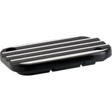 Joker Machine Hydraulic Clutch Master Cylinder Cover Finned Black Silver - 08-012B For Harley Touring 2017-2020