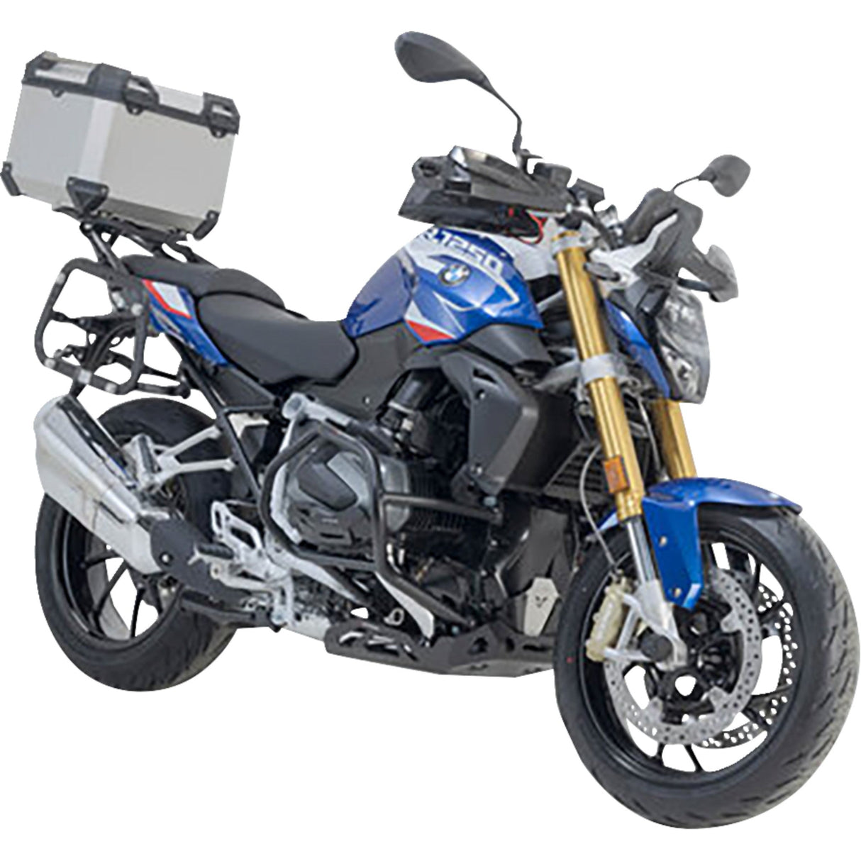 SW-MOTECH 3580-0518 GPT.07.573.70000/S TRAX ADV Top Case System silver - bmw r1200/r1250 '14-'24