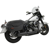 BASSANI XHAUST 1801-1859 1S38FB 4" Slip-On Muffler with Baffle Core 4" Slip-On Muffler with 2-1/2" x 10" Baffle Core - Black - 49-State