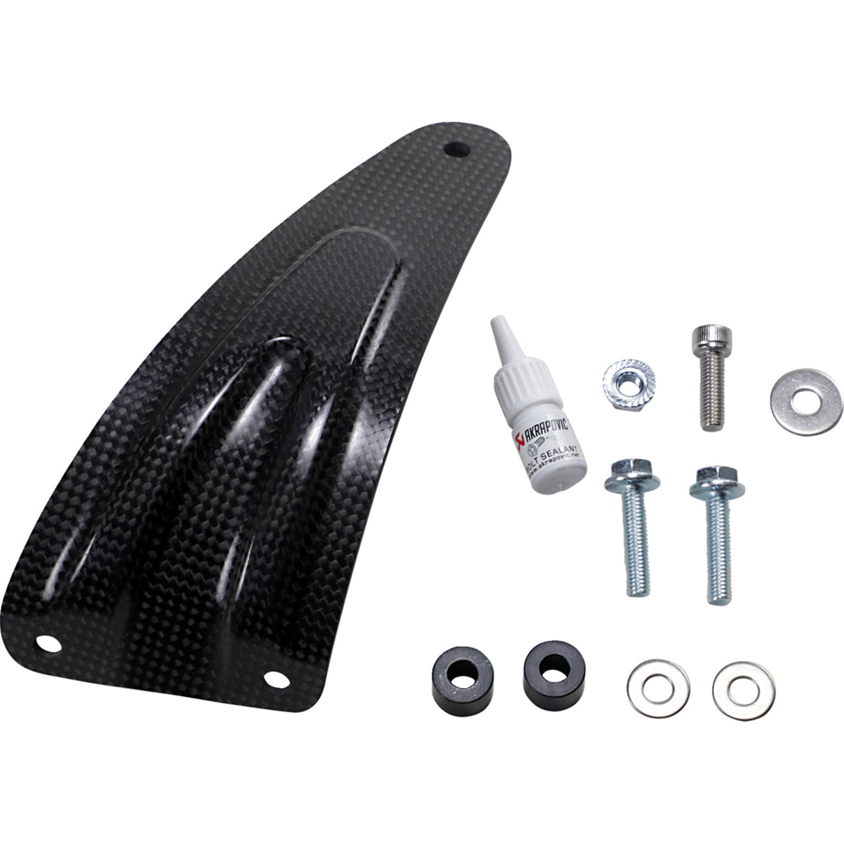 AKRAPOVIC 1860-0961 P-MBA10R7 Aprilia Replacement Exhaust Bracket Muffler Bracket - Carbon Fiber - RSV4