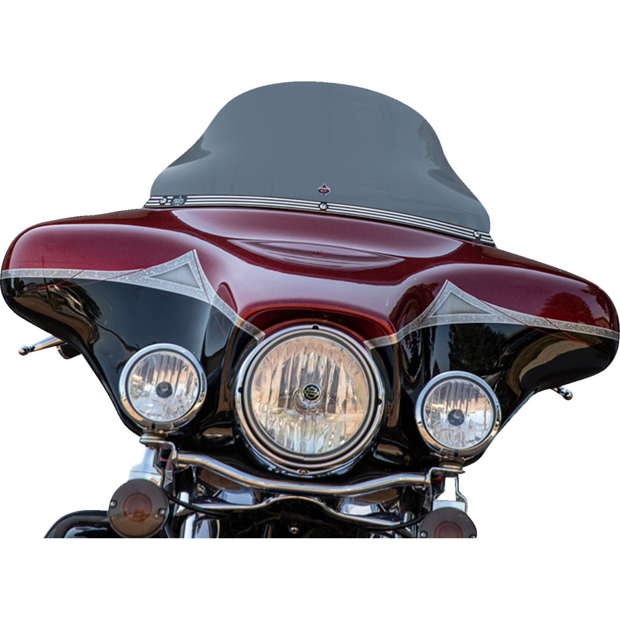 Klock Werks Flare® Windshield 10-1/2" Tint - KWW-01-0619-T For Harley Touring 1996-2013